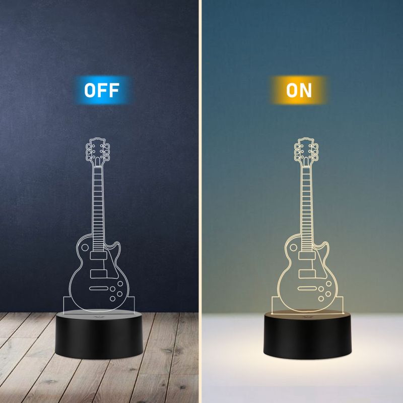 Guitar Design Night Lamp